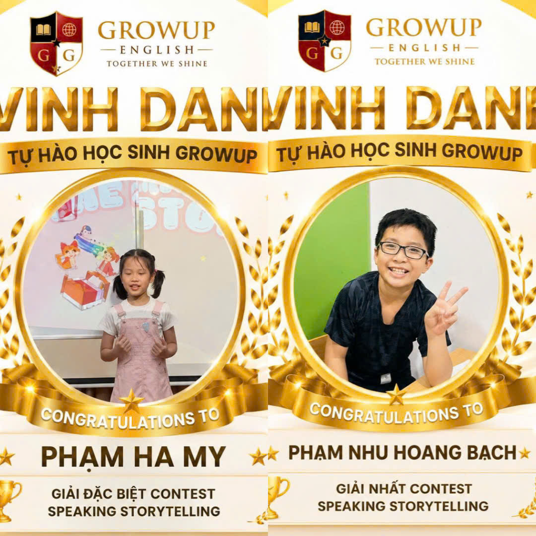 VINH DANH HỌC SINH ĐẠT GIẢI ĐẶC BIỆT CUỘC THI SPEAKING STORYTELLING MÙA 6